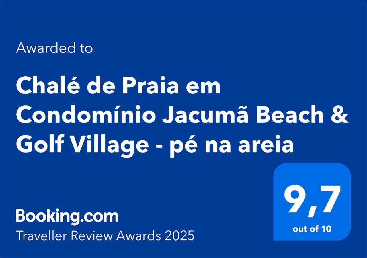 Chale De Praia Em Condominio Jacuma Beach & Golf Village - Pe Na Areia 외부 사진